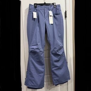 Roxy Women's L Backyard insulated snow pants- Wild Wind color